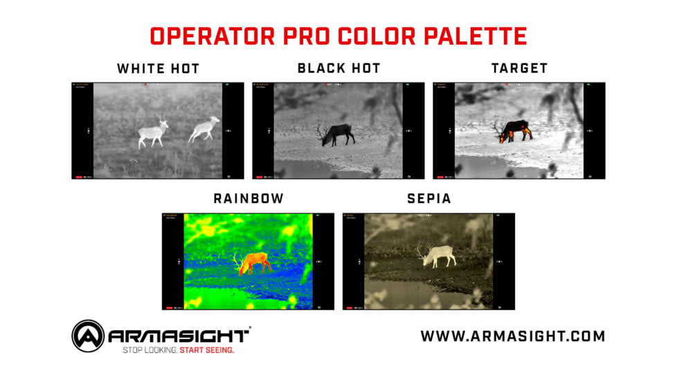 Armasight Operator 640 Pro 1-4x35mm Thermal Clip On