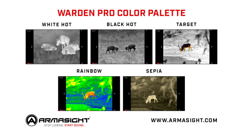 Armasight Warden 640 Pro 2.5-10x35mm Thermal Monocular