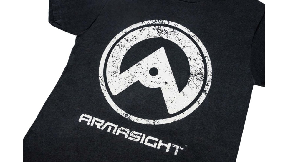 Armasight Vintage Logo T-Shirt, Graphite Black, Extra Large, AATSVINXLX