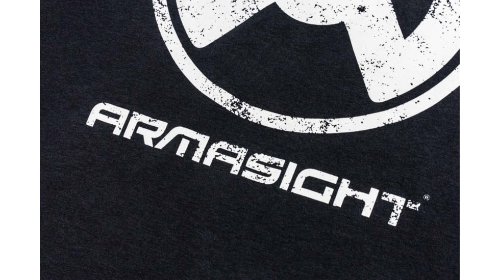 Armasight Vintage Logo T-Shirt, Graphite Black, Extra Large, AATSVINXLX