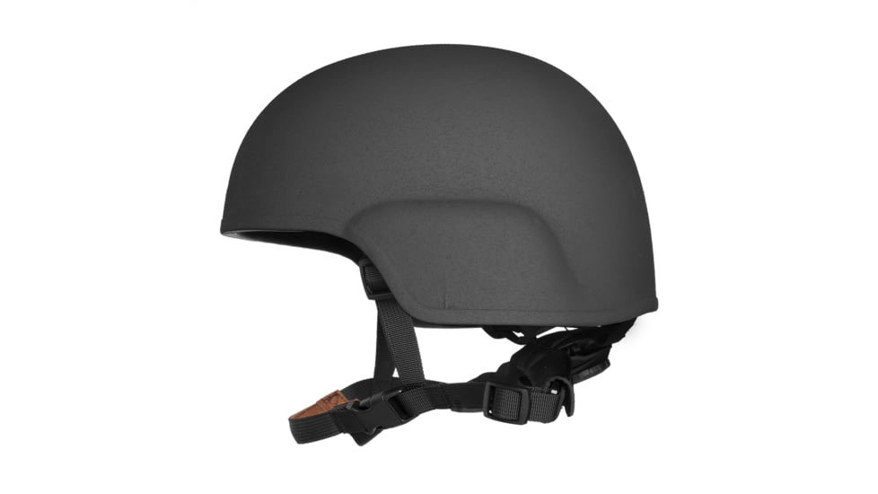 ArmorSource Aire EX Rifle Resistant High Protection Fully Loaded Assault Helmet, Regular Cut, Black, Large, 600LRCBKSU3LR3KV2