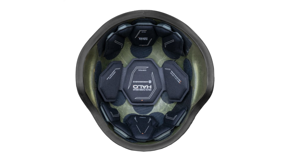 ArmorSource Aire EX Rifle Resistant High Protection Fully Loaded Assault Helmet, Regular Cut, Black, Large, 600LRCBKSU3LR3KV2