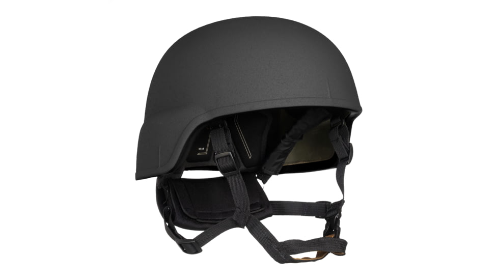 ArmorSource Aire EX Rifle Resistant High Protection Fully Loaded Assault Helmet, Regular Cut, Black, Large, 600LRCBKSU3LR3KV2