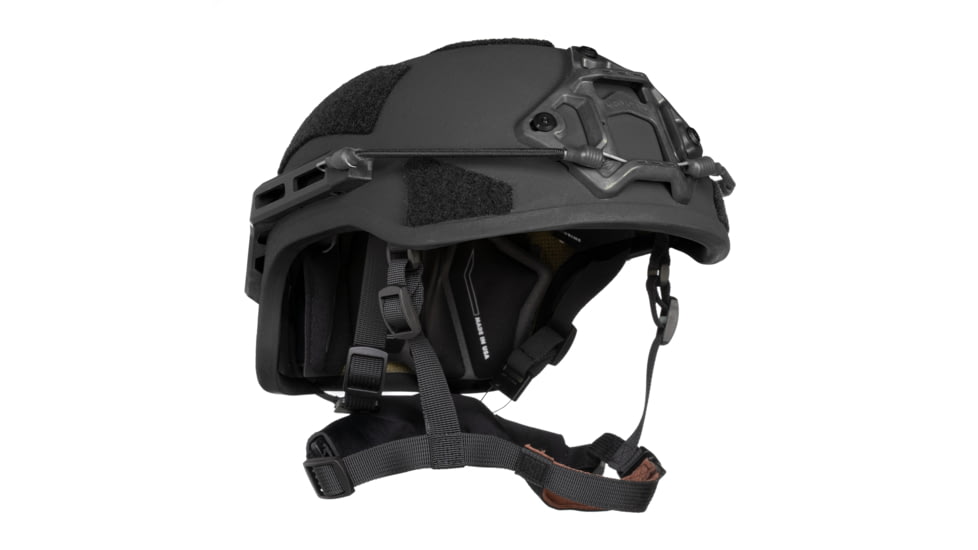 ArmorSource Aire EX Rifle Resistant High Protection Fully Loaded Assault Helmet, High Cut, Black, Large, 600LHCBKSU3LR3KV2