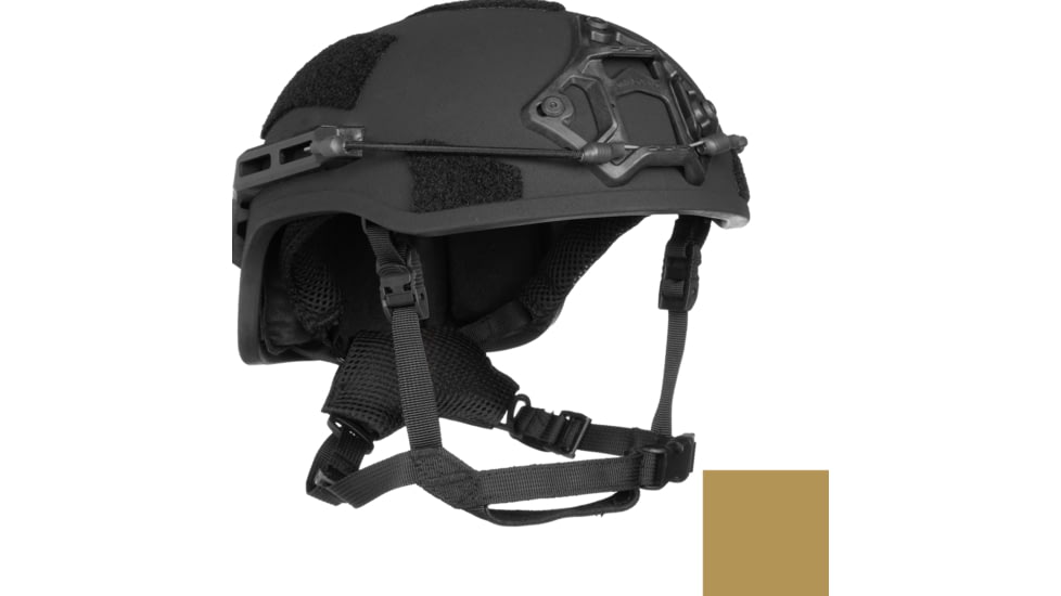 ArmorSource Aire LE High Cut Ultra Lightweight Law Fully Loaded Enforcement Level IIIA Tactical Helmet, Coyote Brown, Extra Large, AIRELEXLHCCBSU3LR3KV2
