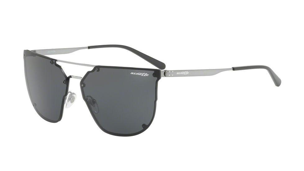 Arnette HUNDO-P1 AN3073 Sunglasses 502/87-63 - Gunmetal Frame, Grey Lenses