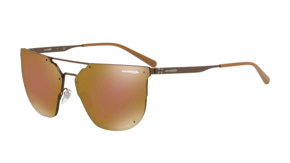 Arnette HUNDO-P1 AN3073 Sunglasses 693/F9-63 - Brown Frame, Brown Mirror Bronze Lenses