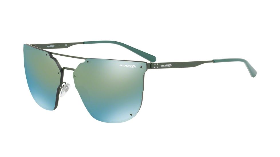 Arnette HUNDO-P1 AN3073 Sunglasses 694/J2-63 - Green Frame, Emerald Iridium Lenses