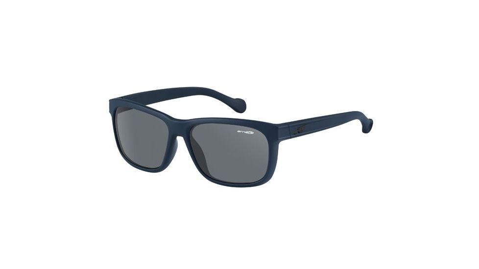 Arnette Slacker Bifocal Prescription Sunglasses, Fuzzy Navy Frame, Grey Lens-AN4196-05BI