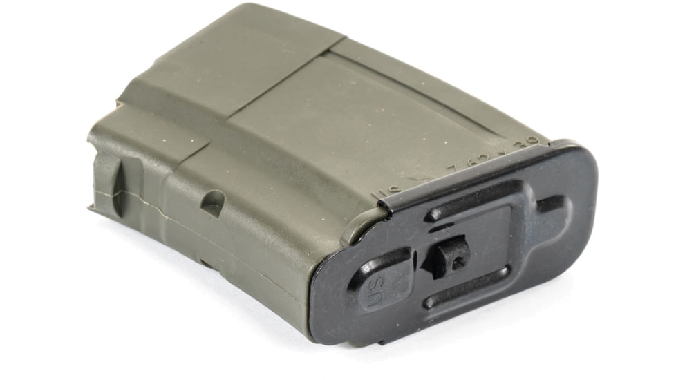 Arsenal Inc AR-47 7.62x39 Caliber 10-Round Magazine, Smooth Pattern w/ Metal Lug, OD green, 10 Round, M-47US10G-10RD