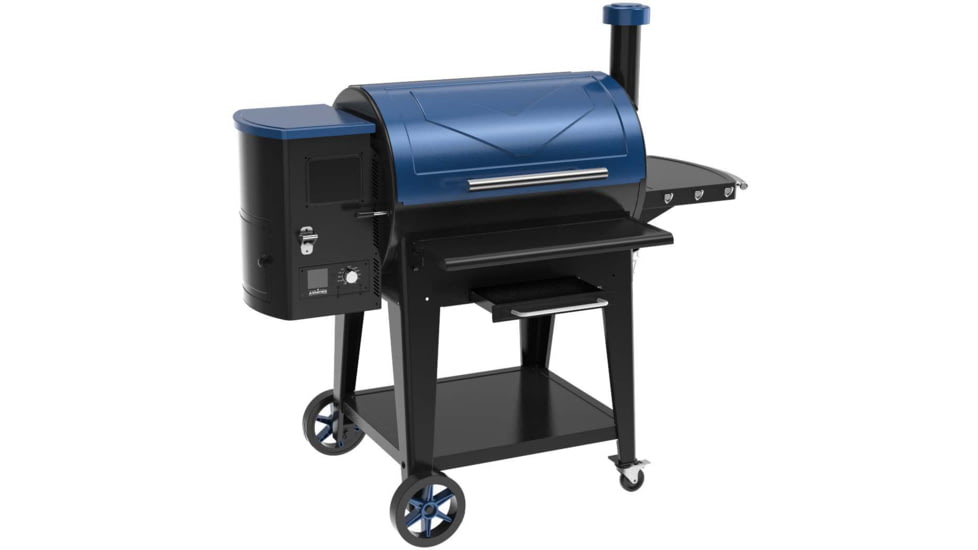 ASMOKE AS880 Pellet Grill and Smoker, Blue, Large, GR08002USAS