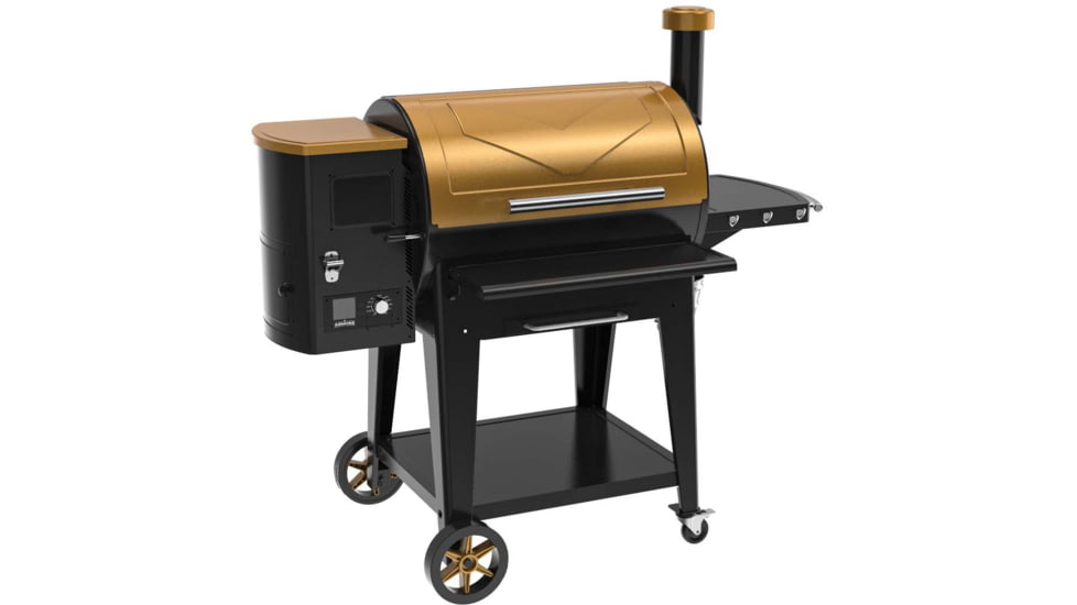 ASMOKE AS880 Pellet Grill and Smoker, Gold, Large, GR08001USAS