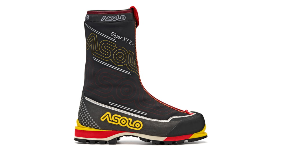 Asolo Eiger XT EVO GV Mountaineering Boots - Unisex, Black/Red, 13, A01048-392-130