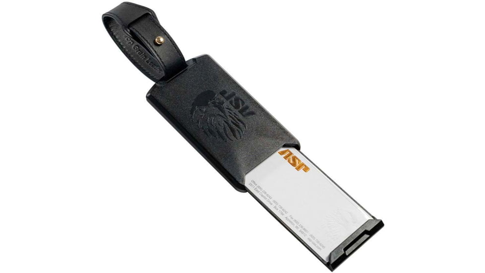 ASP Luggage Tag Business Card Holder, Black, 59513