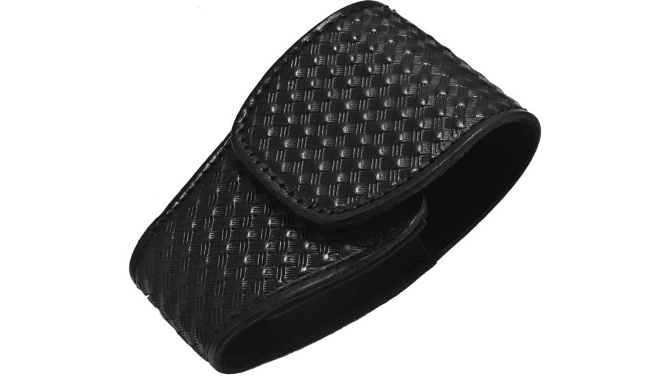 ASP Tactical Duty Case for Hinged, Rigid or Chain Handcuffs - Basketweave Black - 56132