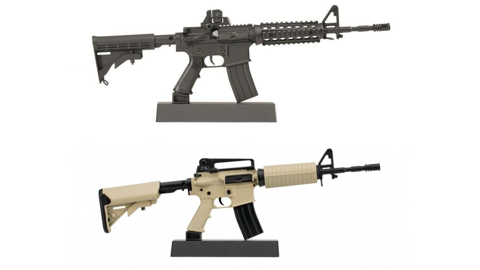 ATI Outdoor Non-Firing AR-15 Mini Replica, 1:3 Scale, Black, Flat Dark Earth