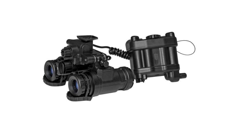 ATN PS31-HPT Dual Tube Night Vision Goggle/Binocular BNVD 51 FOV, 64-68lp/mm, 23-25 SNR - White Phosphor, Black, NVGOPS315HPW