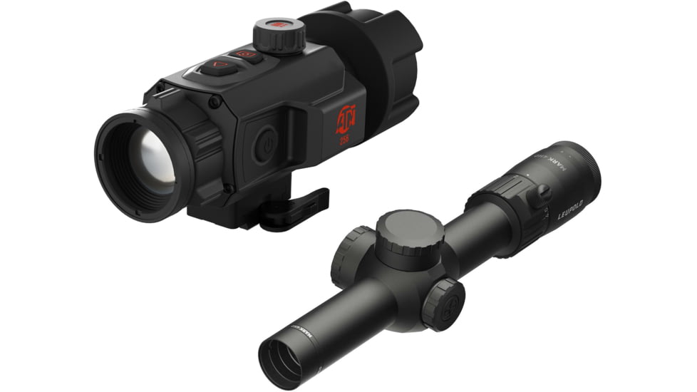 ATN TICO 6 1x25mm Thermal Clip On and Leupold Mark 4HD 1-4.5x24 Rifle Scope TMR