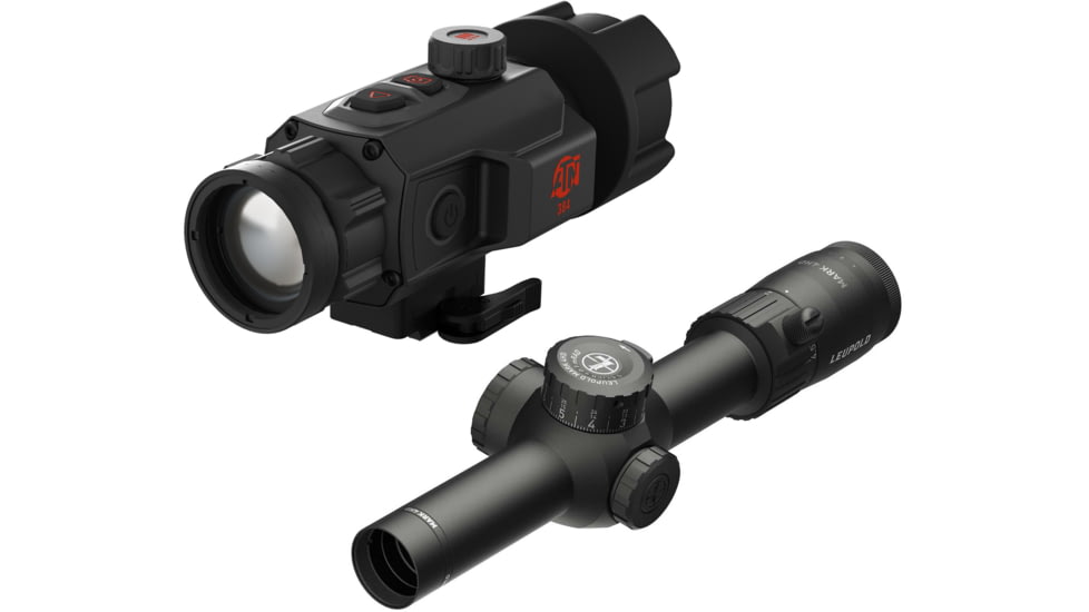 ATN TICO 6 1x35mm Thermal Clip On and Leupold Mark 4HD 1-4.5x24 Rifle Scope TMR