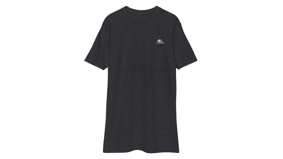 Atoll Board Co Atoll Basics Premium Heavyweight Tee - Charcoal Heather, L - Charcoal Heather,L, 628E76FBC730FCharcoal-Heather-L