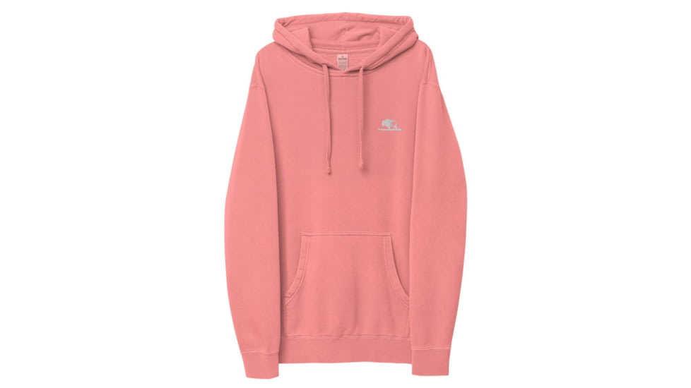 Atoll Board Co Atoll Embroidered Pigment-Dyed Unisex Hoodie - Pigment Pink, XL - Pigment Pink,XL, 628E8E910173EPigment-Pink-XL