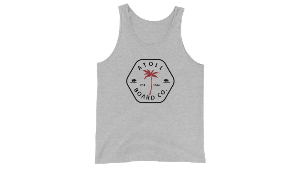 Atoll Board Co Atoll Palm Tree Badge - Black and Red, 621E4563241F4