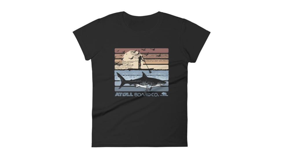 Atoll Board Co Atoll Rider and Shark Tee - M - M, 627AFB64AE6A4M