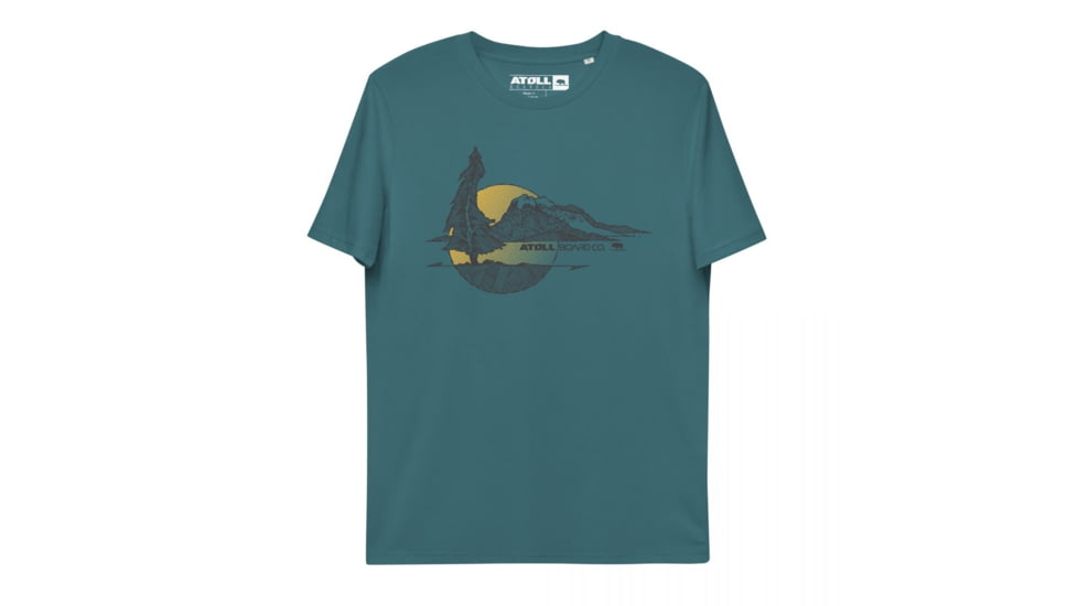 Atoll Board Co Unisex organic cotton t-shirt with Atoll Lone Pine Graphic - Stargazer, 2XL - Stargazer,2XL, 62C5FBCF3DEEDStargazer-2XL