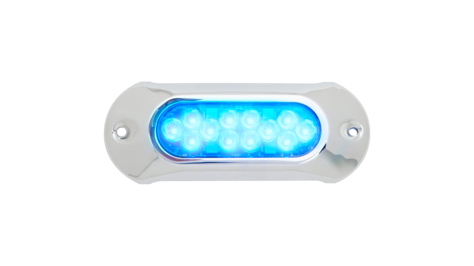 Attwood Marine Light Armor Underwater LED Light, 12 LED, Blue, 65UW12B-7