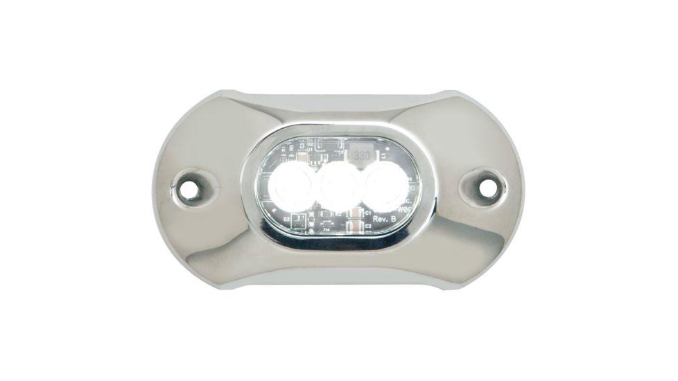 Attwood Marine Light Armor Underwater LED Light, 3 LED, White, 65UW03W-7