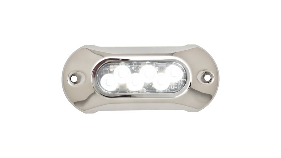 Attwood Marine Light Armor Underwater LED Light, 6 LED, White, 65UW06W-7