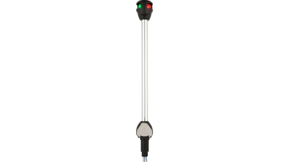 Attwood Marine LightArmor Bi-Color Navigation Straight Pole Light w/Task Light, 10in, NV6LC2-10-7