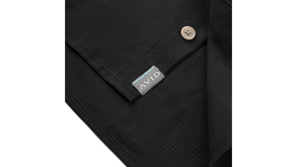 AVID Sportswear Cabo Performance Short Sleeve Shirt - Mens, Black, Large, MV12402BLKLG