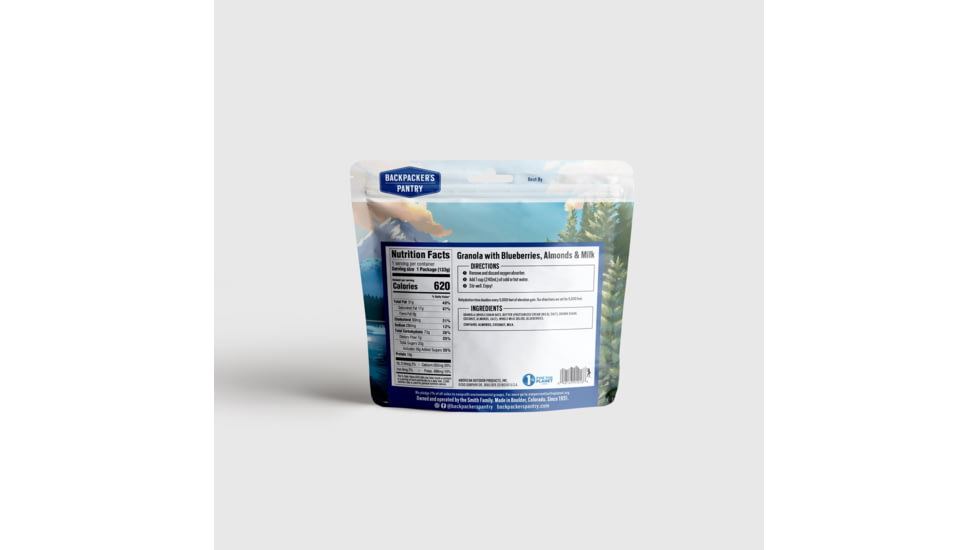 Backpackers Pantry Granola with Milk and Blueberries (1 Serving)