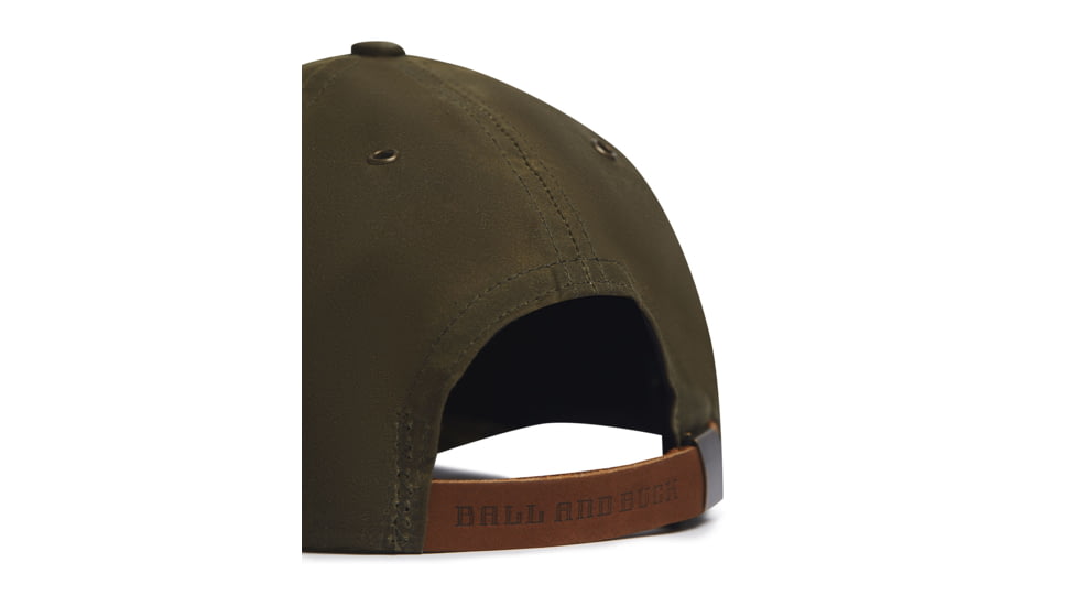 Ball and Buck Waxed Cotton Hat, Olive, One Size, 153183102
