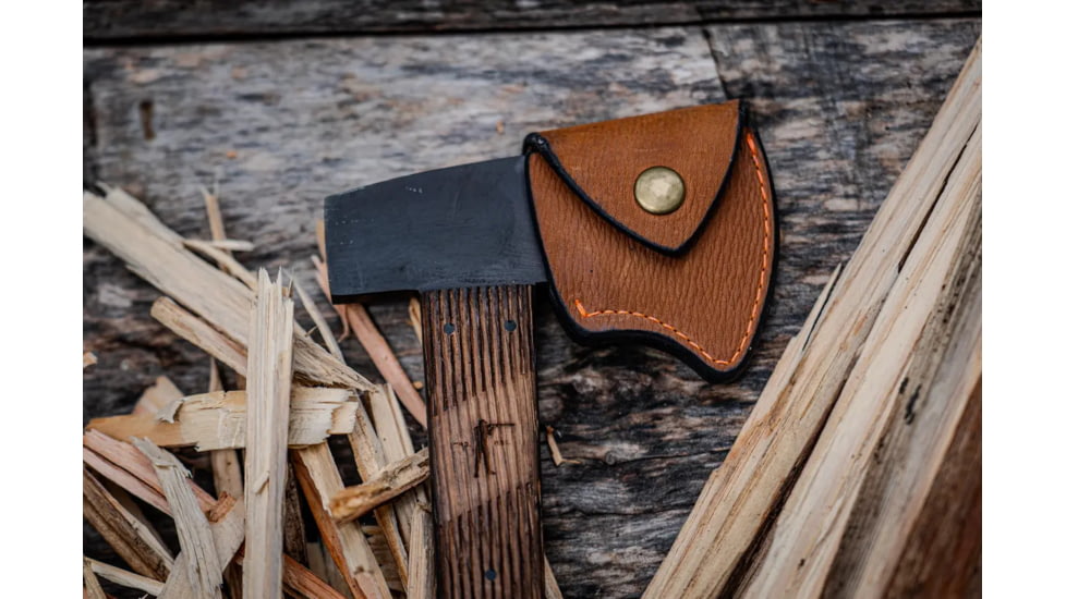 Ball and Buck Winkler Knives Highland Hatchet, 4.8in, 80CrV2 Steel, Laminate Handle, White Oak, One Size, 242181202