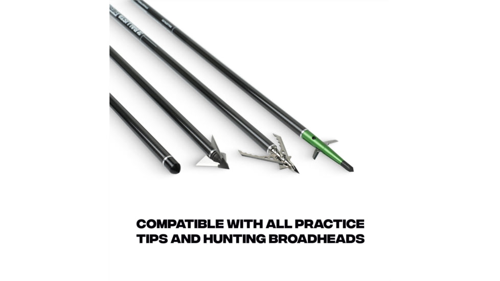 Ballista Piercer 20 in 2-Vanes Crossbow Bolts, Pack of 6, BAL-BL-07