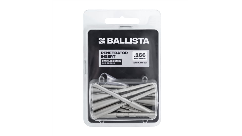 Ballista Stainless Steel Penetrator Insert, Pack of 12, BAL-PI-02