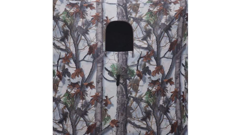 Barronett Blinds Radar 2 Person Hub Blind, BloodTrail Snow Camo, Large RA200BTS