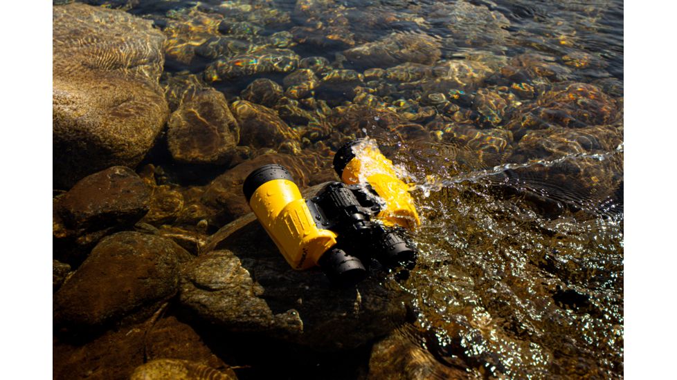Barska 7x50mm Floatmaster Floating Porro Prism Waterproof Binoculars,Yellow, AB12738