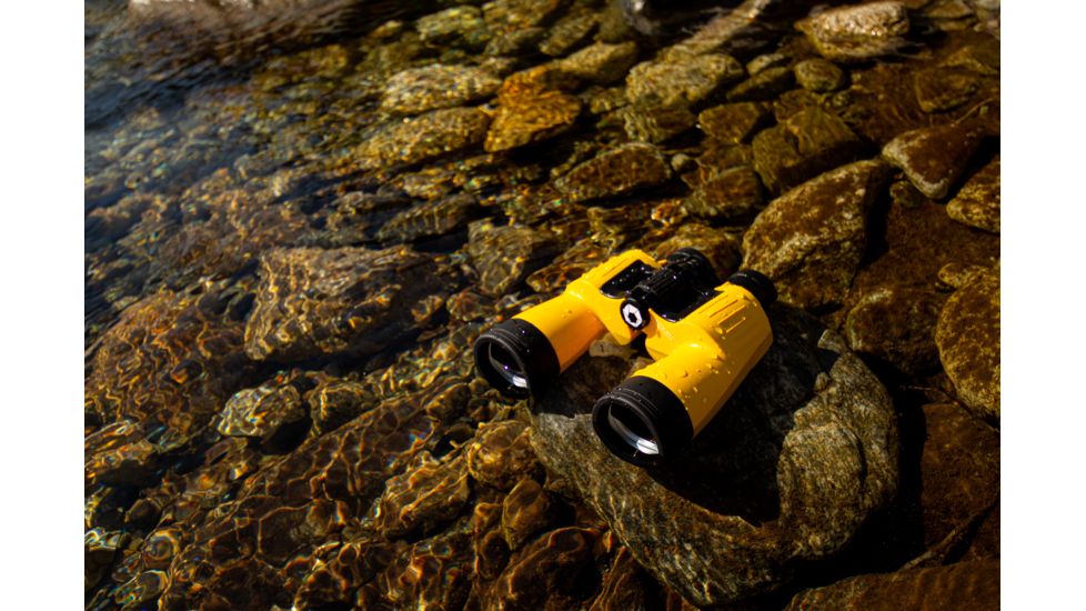 Barska 7x50mm Floatmaster Floating Porro Prism Waterproof Binoculars,Yellow, AB12738
