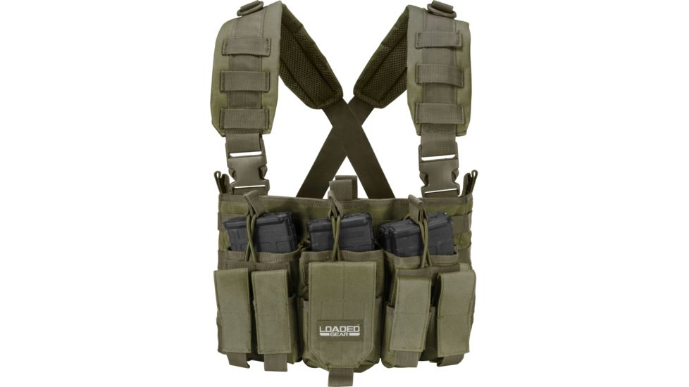 Barska Tactical Chest Rig VX-400 Loaded Gear,OD Green BI12794