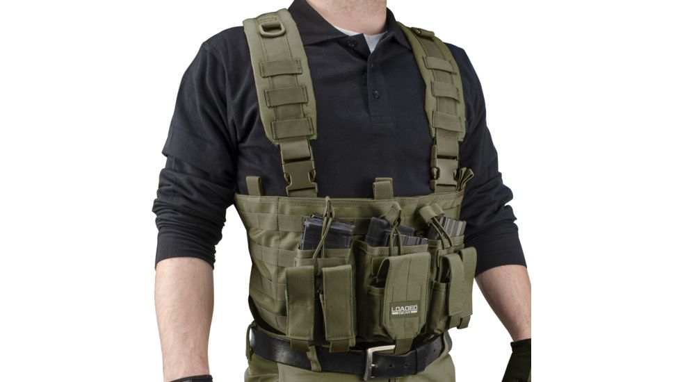 Barska Tactical Chest Rig VX-400 Loaded Gear,OD Green BI12794