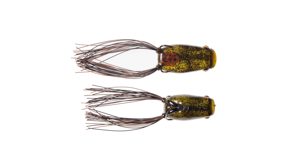 Bass Mafia Cannonball Poppin Frog Swimbait, Green Pumpkin Chartreuse, 2.6in, BMCPF-26-GPC