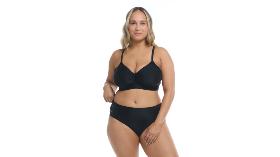 Body Glove Smoothies Drew Plus Size Bikini Top - Black 8374A183, 2X, Black, 39506128X-068-2X