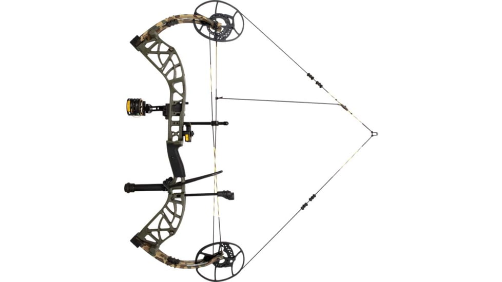 Bear Archery THP Adapt 2 HP RTH Package Bow 45-60lb LH, Throwback Green, BEA2268