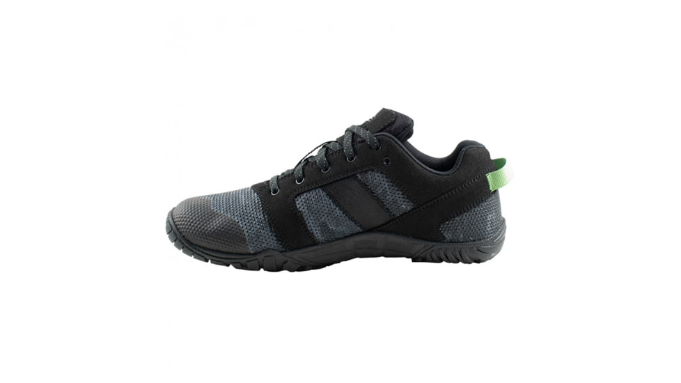 Belleville Low-Cut Mini-Mil Barefoot Activity Shoes w/Camo Superfabric - Mens, Black/Mint Green Accents, 9.5 US/Regular, MM001 095R