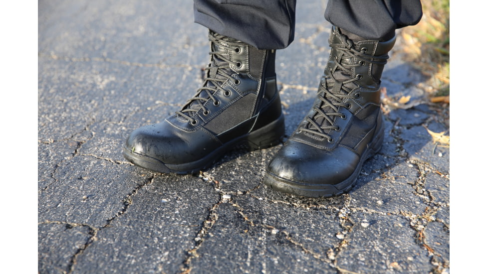 Belleville Spear Point BV918ZWP 8in Lightweight Side-Zip Waterproof Tactical Boot - Mens, Black, 13, Regular, BV918ZWP 130R