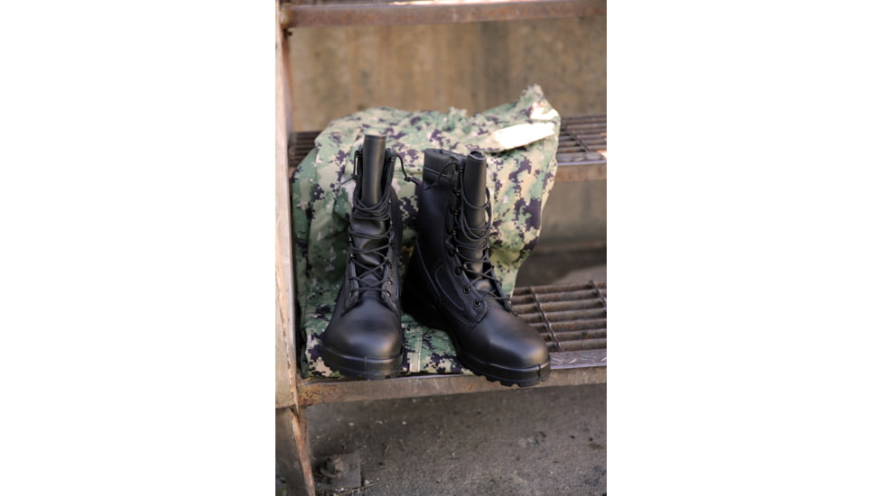 Belleville US Navy General Purpose Steel Safety Toe Boot - Womens, Black, 5, Regular, F495ST 050R