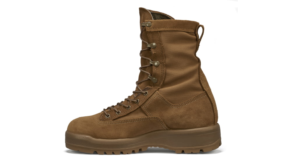 Belleville Waterproof Steel Toe Flight &amp; Combat Boot - Mens, Coyote, 10, Regular, C790ST 100R